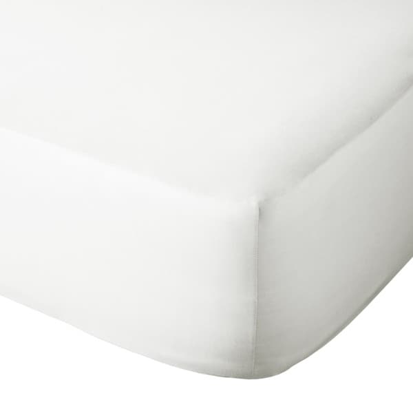 White Cotton 200tc Fitted Sheet White Cotton 200tc Fitted Sheet