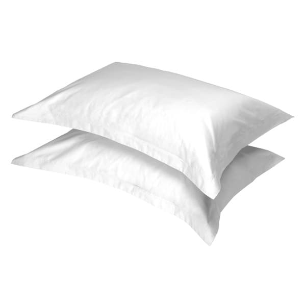 Oxford White 300tc Egyptian Cotton Pillowcase Pair Oxford White 300tc Egyptian Cotton Pillowcase Pair