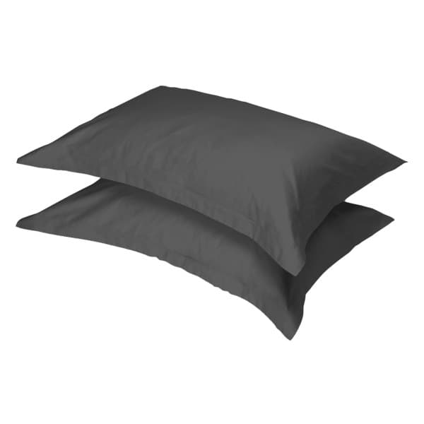 Oxford Charcoal 300tc Egyptian Cotton Pillowcase Pair Oxford Charcoal 300tc Egyptian Cotton Pillowcase Pair