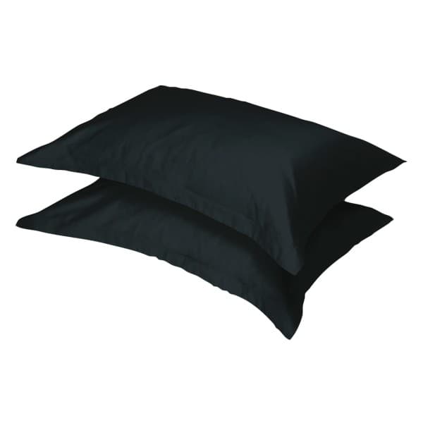 Oxford Midnight Blue Cotton 200tc Pillowcase Pair Oxford Midnight Blue Cotton 200tc Pillowcase Pair