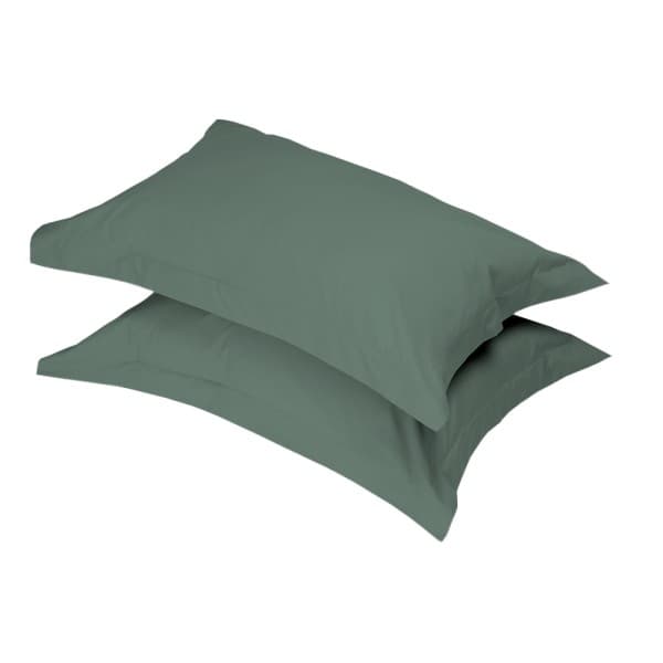 Oxford Sage Cotton 200tc Pillowcase Pair Oxford Sage Cotton 200tc Pillowcase Pair