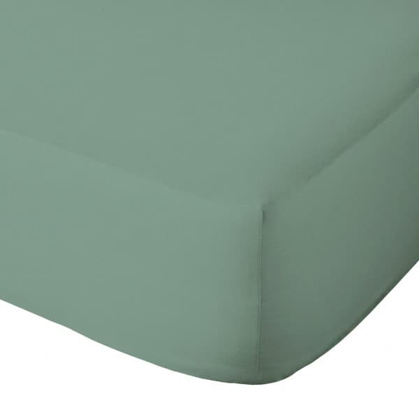 Sage Cotton 200tc Fitted Sheet Sage Cotton 200tc Fitted Sheet