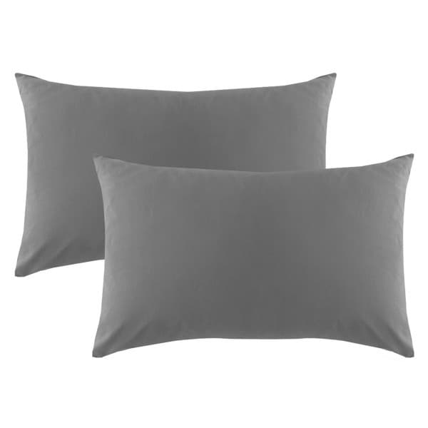 Charcoal 200tc Cotton Pillowcase Charcoal 200tc Cotton Pillowcase