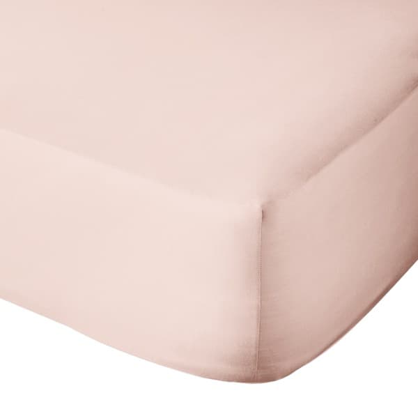 Peach 200tc Cotton Fitted Sheet Peach 200tc Cotton Fitted Sheet