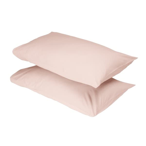 Peach 200tc Cotton Pillowcase Pair Peach 200tc Cotton Pillowcase Pair