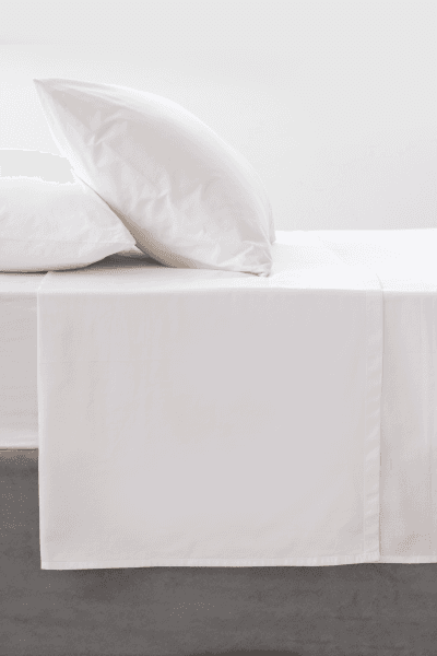 White Polycotton 144tc Flat Sheet White Polycotton 144tc Flat Sheet
