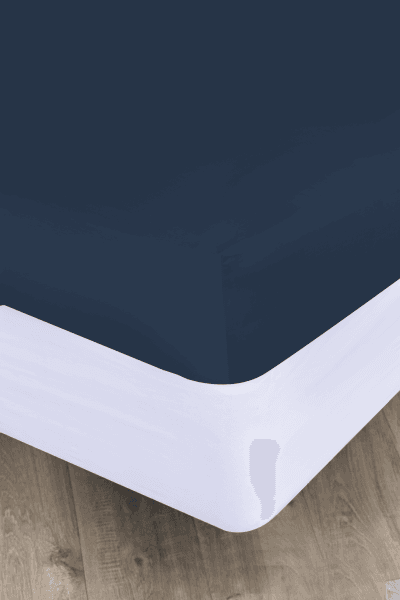 Midnight Blue 300tc Egyptian Cotton Fitted Sheet Midnight Blue 300tc Egyptian Cotton Fitted Sheet