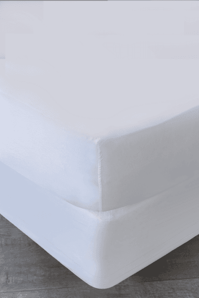 White Washed Cotton Fitted Sheet White Washed Cotton Fitted Sheet