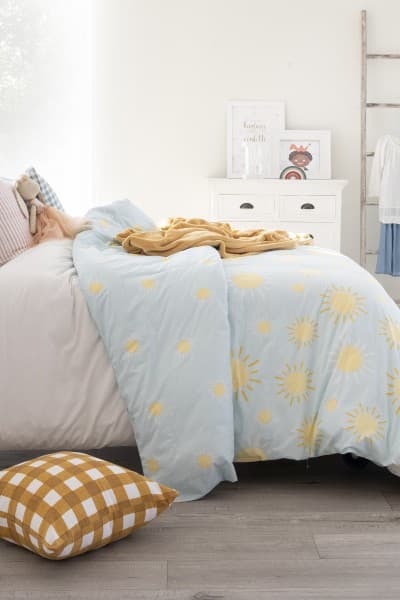 SUNSHINE DUCK EGG DUVET COVER SET SUNSHINE DUCK EGG DUVET COVER SET