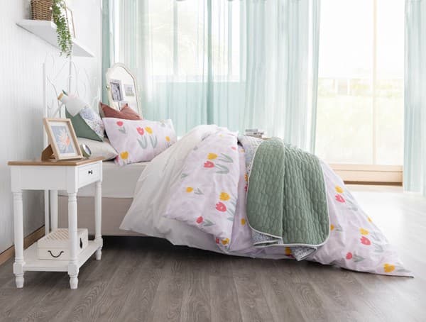 BONNI LILAC DUVET COVER SET BONNI LILAC DUVET COVER SET