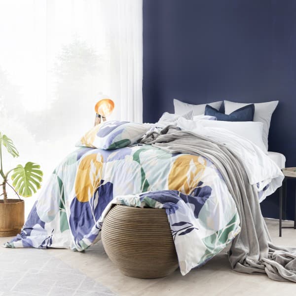 CARMEN BLUE DUVET COVER SET CARMEN BLUE DUVET COVER SET