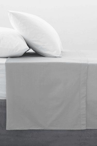 Grey Polycotton 144tc Flat Sheet Grey Polycotton 144tc Flat Sheet