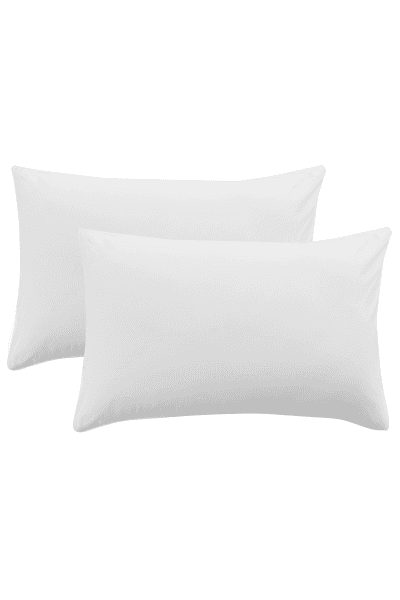 White Washed Cotton Pillowcase Pair White Washed Cotton Pillowcase Pair