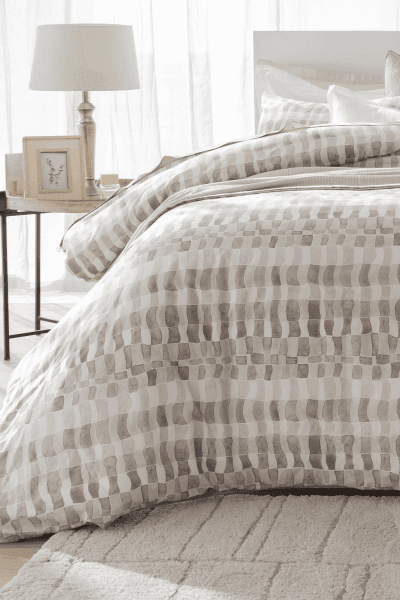 HUDSON LATTE DUVET COVER SET HUDSON LATTE DUVET COVER SET