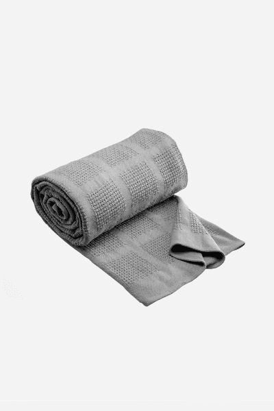 Cotton Grey Blanket Cotton Grey Blanket