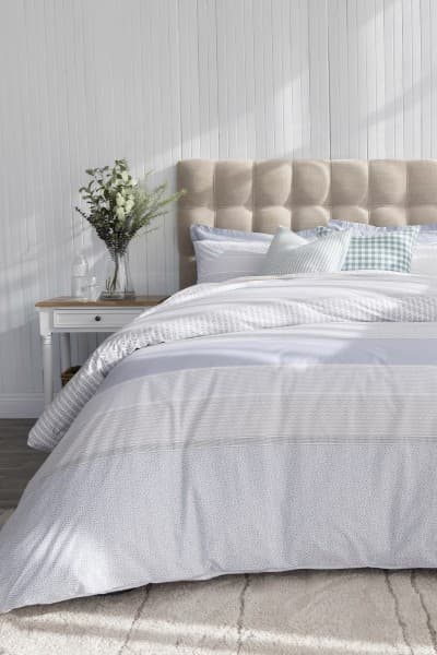 TRISTEN SAGE DUVET COVER SET TRISTEN SAGE DUVET COVER SET